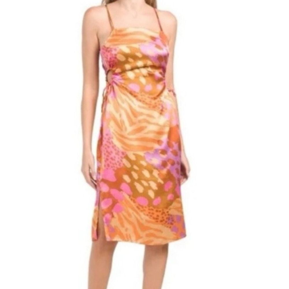 Christian Lacroix satin dress